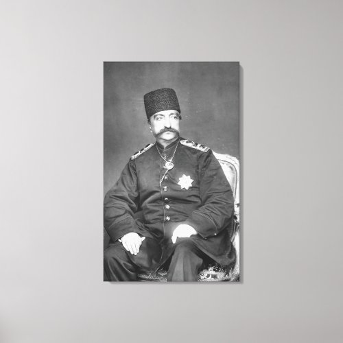 Naser al_Din Shah Qajar of Persia Canvas Print