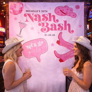 Nash Bash Rodeo Bachelorette Party Tapestry
