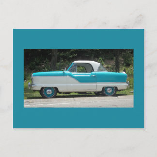 Nash Hudson Metropolitian blue and white Postcard