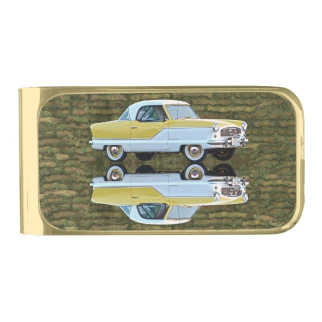 Nash Metropolitan Gold Finish Money Clip (Front)
