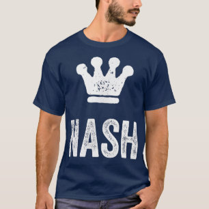 Nash the King  Crown & Name Design for Men Called  T-Shirt