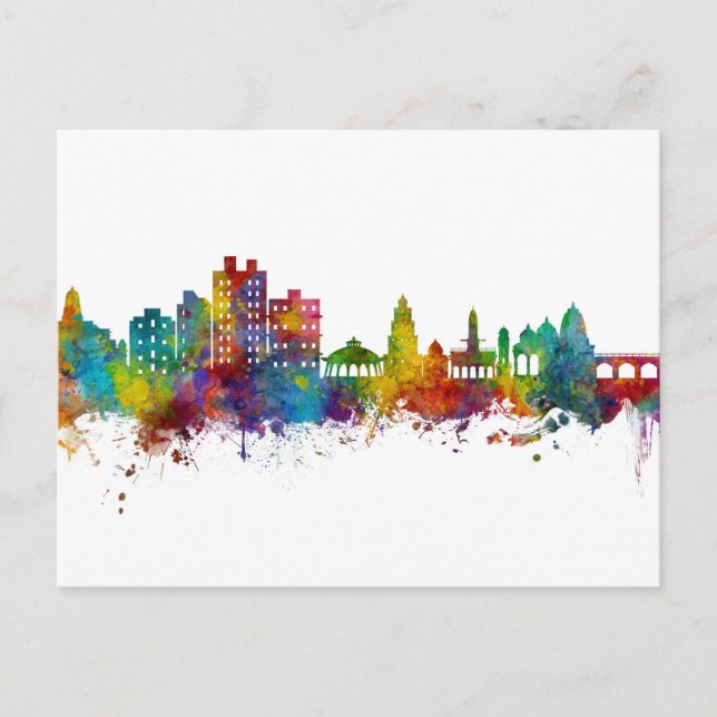 Nashik Skyline India Postcard (Front)