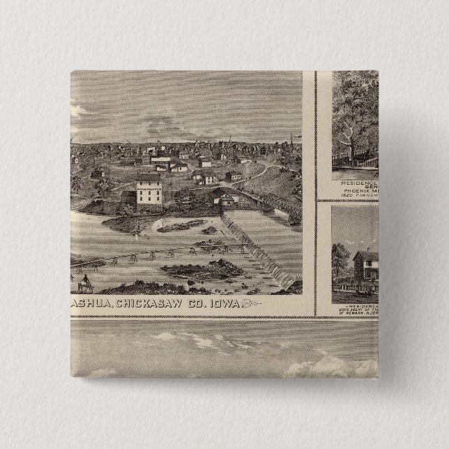 Nashua farm and residence button (Front)