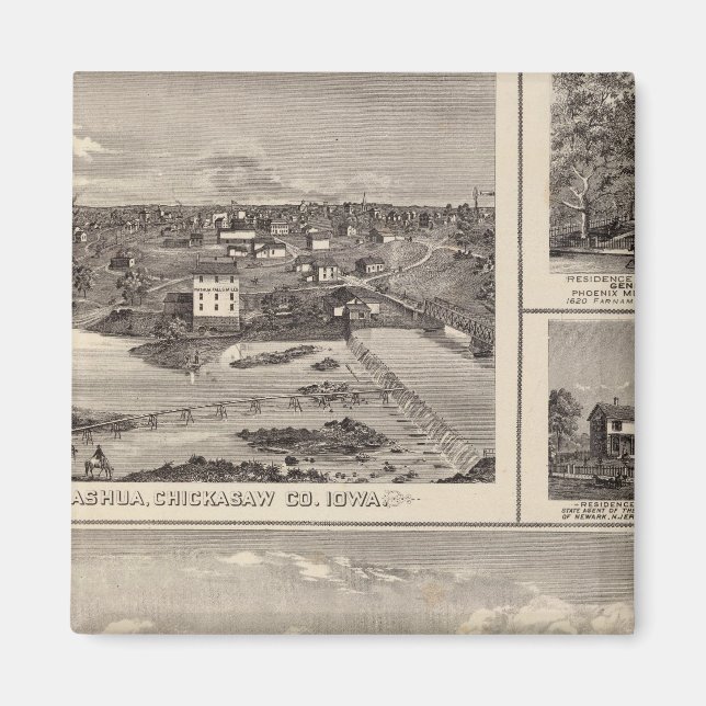 Nashua farm and residence magnet (Front)