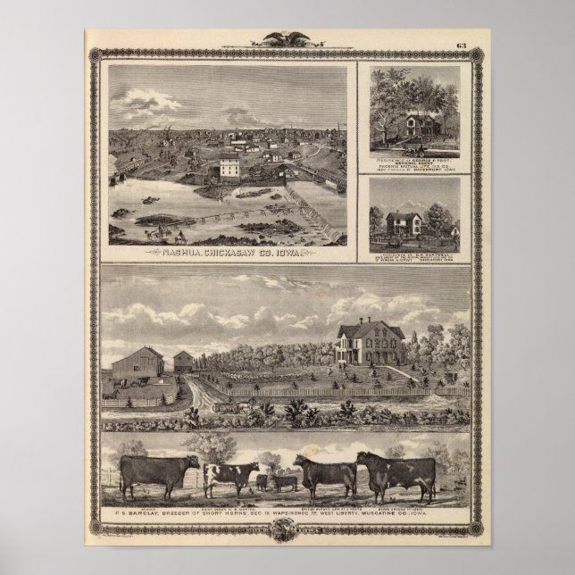 Nashua farm and residence poster (Front)