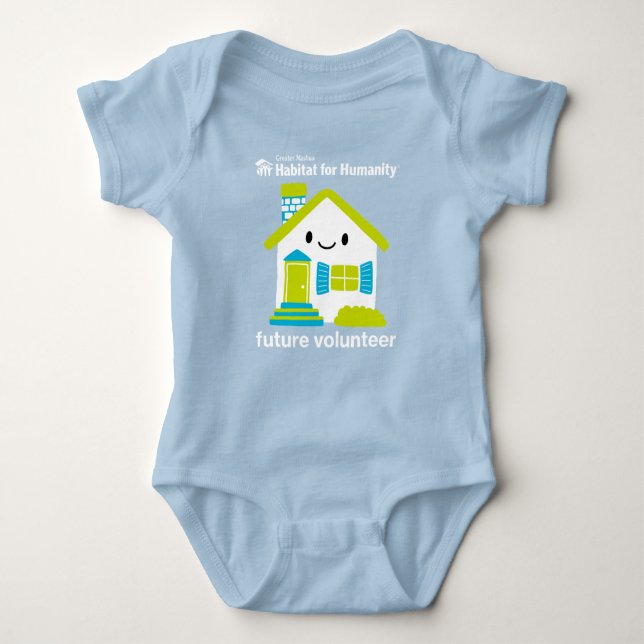 Nashua Habitat One Piece for Babies Baby Bodysuit (Front)