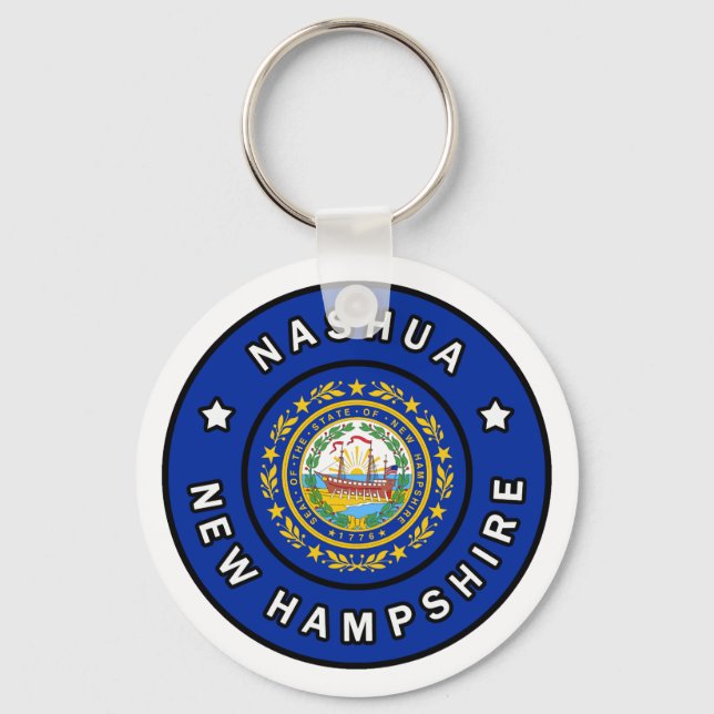 Nashua New Hampshire Keychain (Front)
