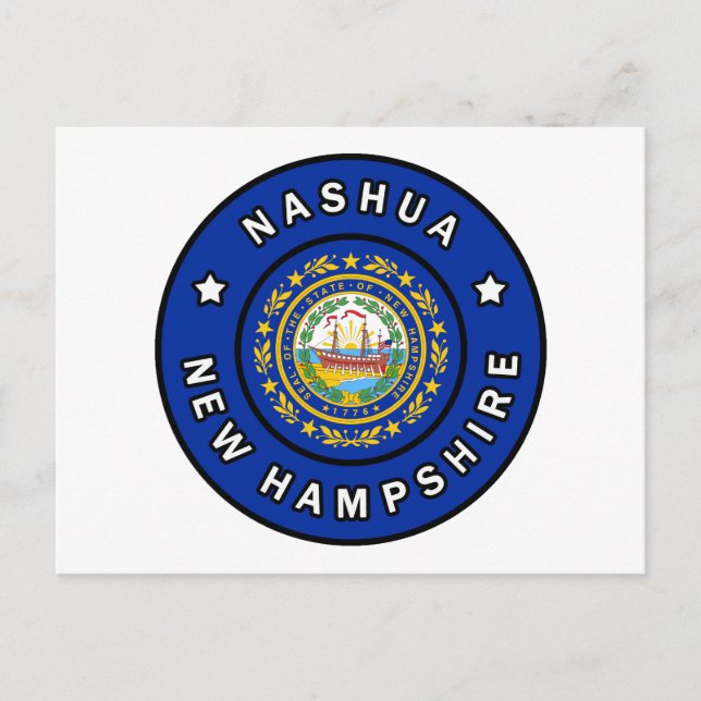 Nashua New Hampshire Postcard (Front)