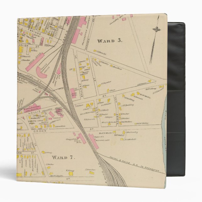 Nashua, Ward 3, 7 3 Ring Binder (Front/Inside)