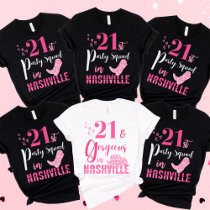 Nashville 21st Birthday Squad T-Shirt