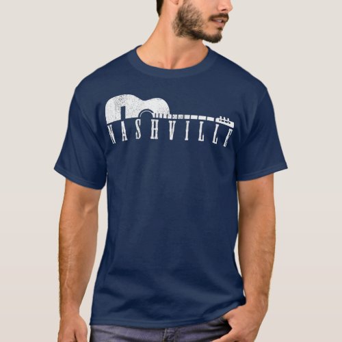 Nashville  Acoustic Guitar Country Music  Gift T_Shirt