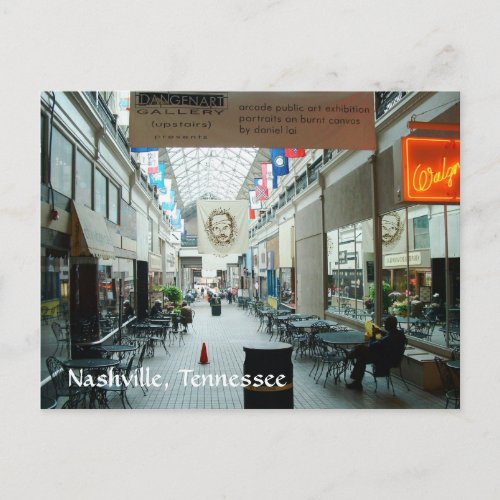 Nashville Arcade Postcard