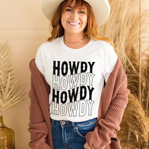 Nashville Bachelorette Howdy Custom Bridesmaid T_Shirt