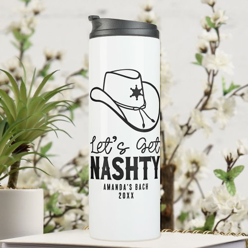 Nashville Bachelorette Party Custom Bridesmaid Thermal Tumbler