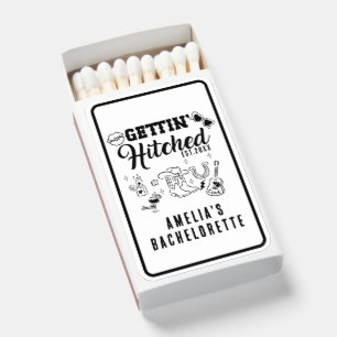 Nashville Bachelorette Party “Gettin’ Hitched”  Matchboxes