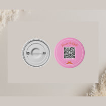 Nashville Bachelorette Party Pink Boot QR Code But Button