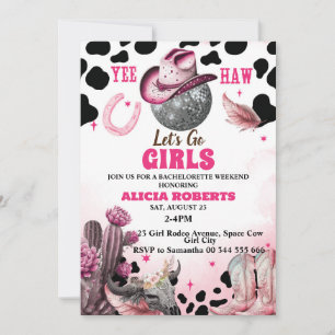 Nashville Bachelorette Weekend Party Invitation