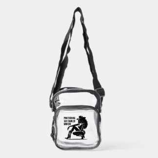 Nashville Black Cowgirl Clear Stadium Bag