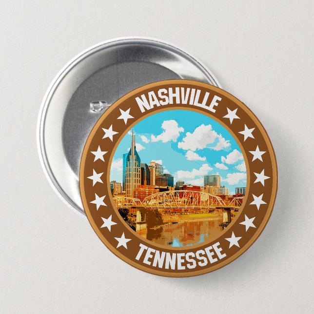 Nashville                                          button (Front & Back)