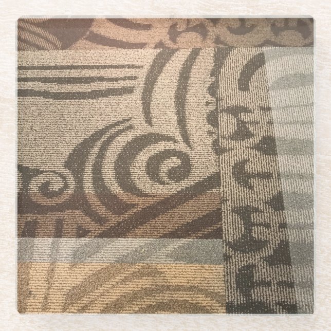 Nashville Carpet Glass Coaster (Front)