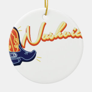 Nashville Ceramic Ornament