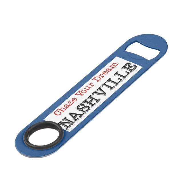 Nashville Chase Your Dream Bar Key (Front Angled)