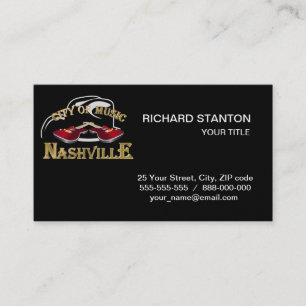 Nashville. City of music Business Card