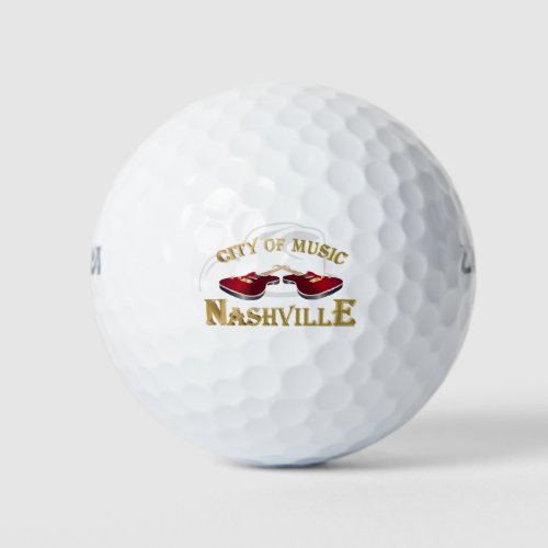 Nashville City of music Golf Balls