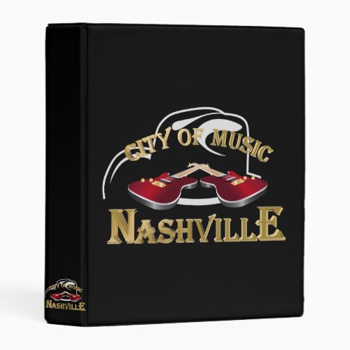 Nashville City of music Mini Binder