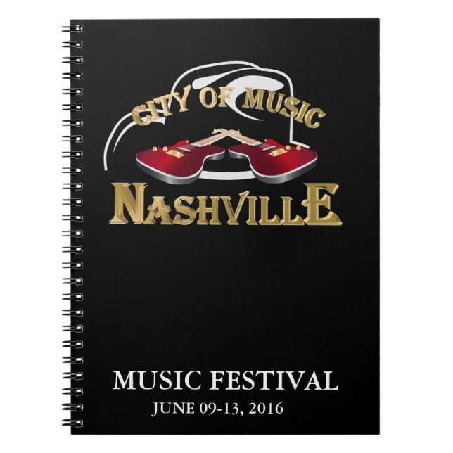 Nashville. City of music Notebook (Front)