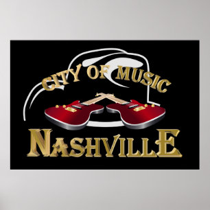 Nashville. City of music Poster