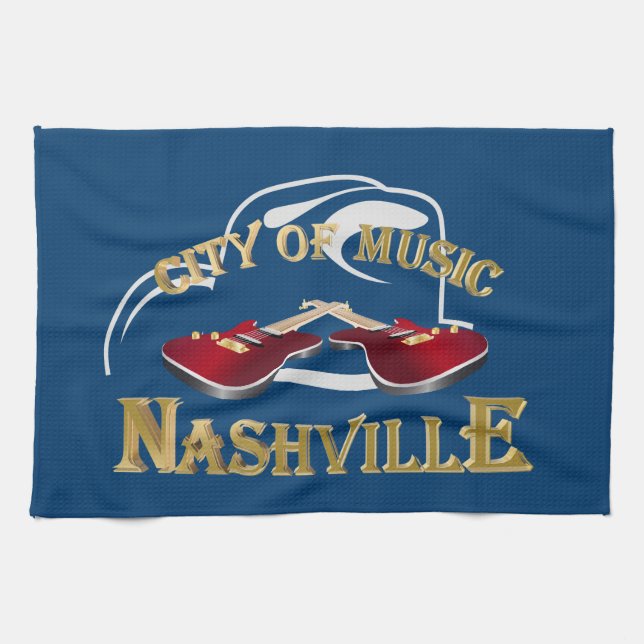 Nashville. City of music Towel (Horizontal)