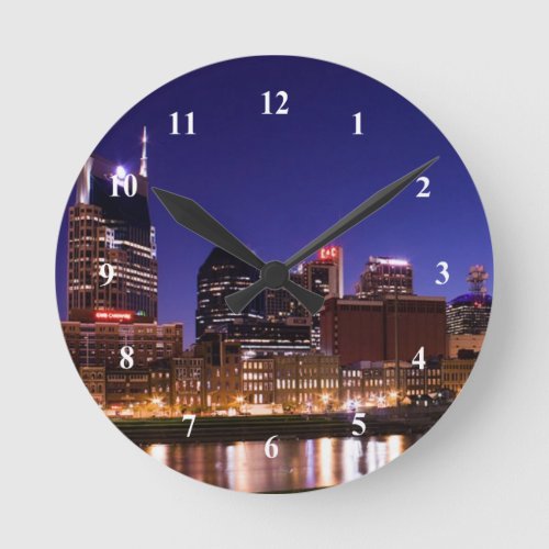 Nashville Clock Skyline