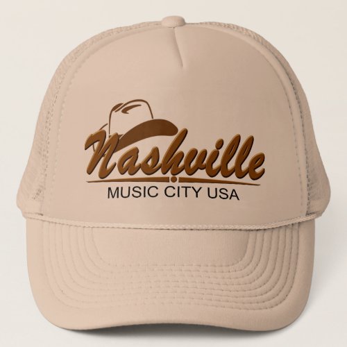 Nashville Country Music Trucker Hat