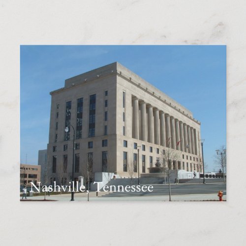 Nashville Courthouse _ Davidson County Tennessee Postcard