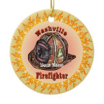 Nashville Firefighter ornament