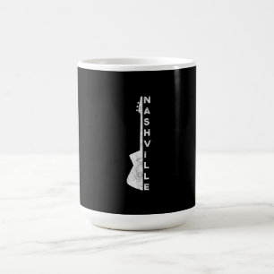Nashville Guitar Country Music Lovers Gifts Color Morph Mug