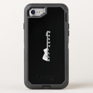 Nashville Guitar Country Music Lovers Gifts OtterBox Defender iPhone SE/8/7 Case