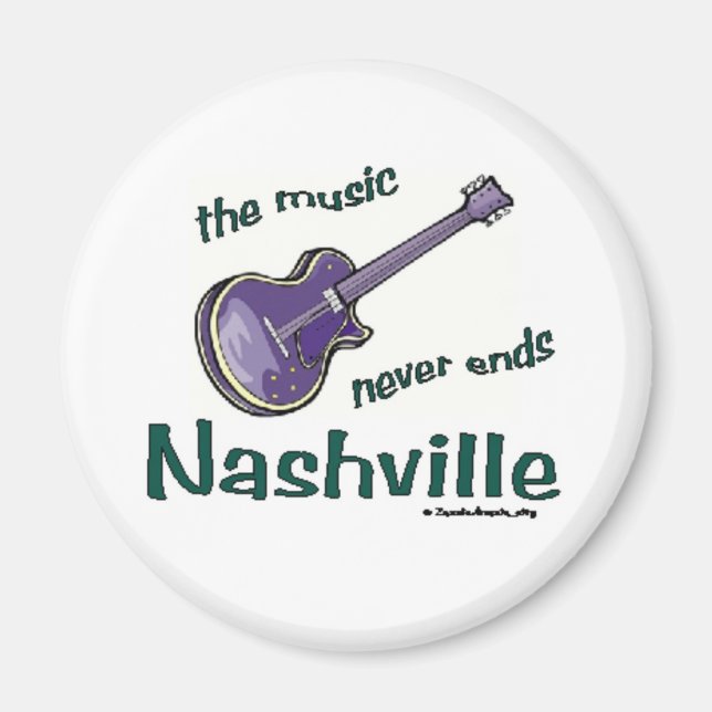 Nashville Guitar Magnet (Front)
