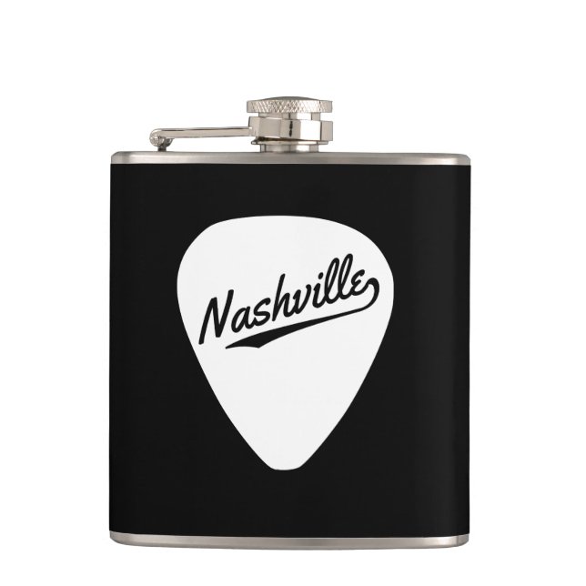 Nashville Guitar Pick Flask (Front)