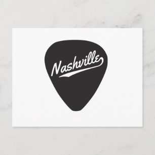 Nashville Guitar Pick Postcard