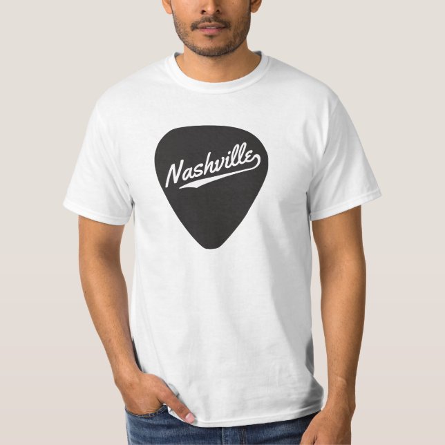 Nashville Guitar Pick T-Shirt (Front)
