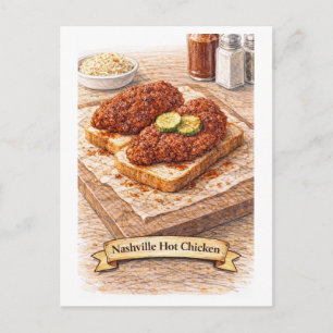Nashville Hot Chicken (American Food Series) Postcard