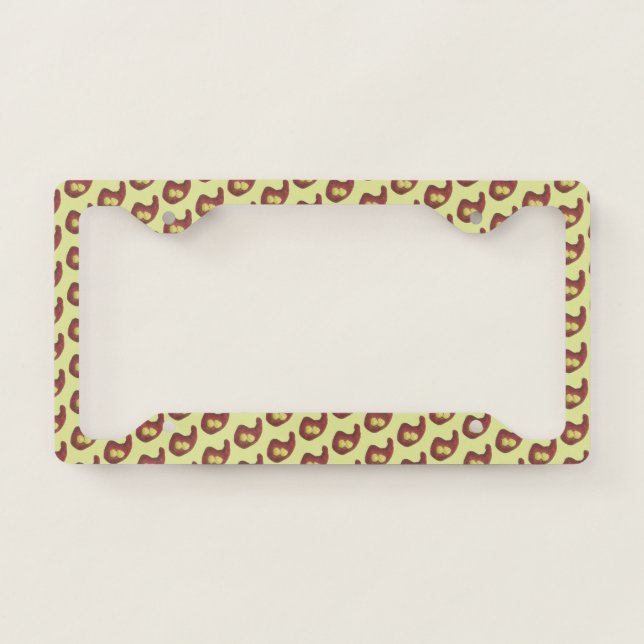 Nashville Hot Chicken BBQ Barbecue Leg Pickles License Plate Frame (Front)