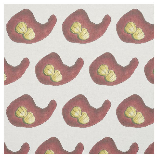 Nashville Hot Chicken w/ Pickles TENNESSEE TN Food Fabric (Swatch)