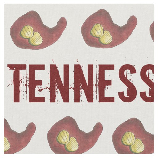 Nashville Hot Chicken w/ Pickles TENNESSEE TN Food Fabric