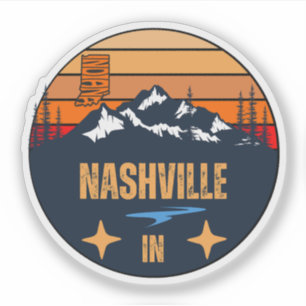 Nashville, Indiana Sticker