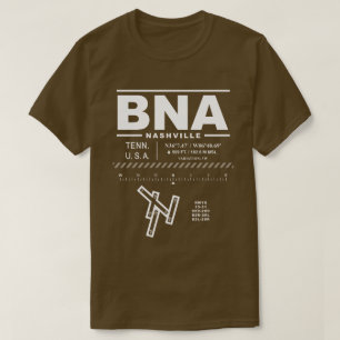 Nashville International Airport BNA T-Shirt