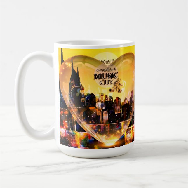 Nashville Is Music City Coffee Mug (Left)