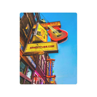 Nashville Lower Broadway Metal Wall Art